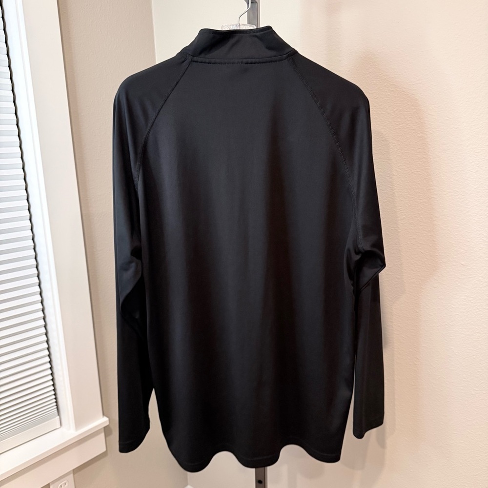 Las Vegas Raiders men’s black 1/4 zip long sleeve shirt size XL - Picture 2 of 5